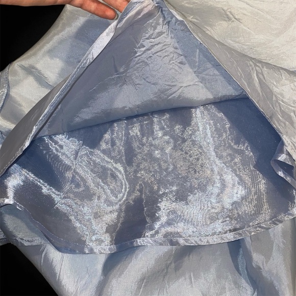 Vintage Powder Blue Maxi Skirt Randi May Collection - Picture 7 of 8